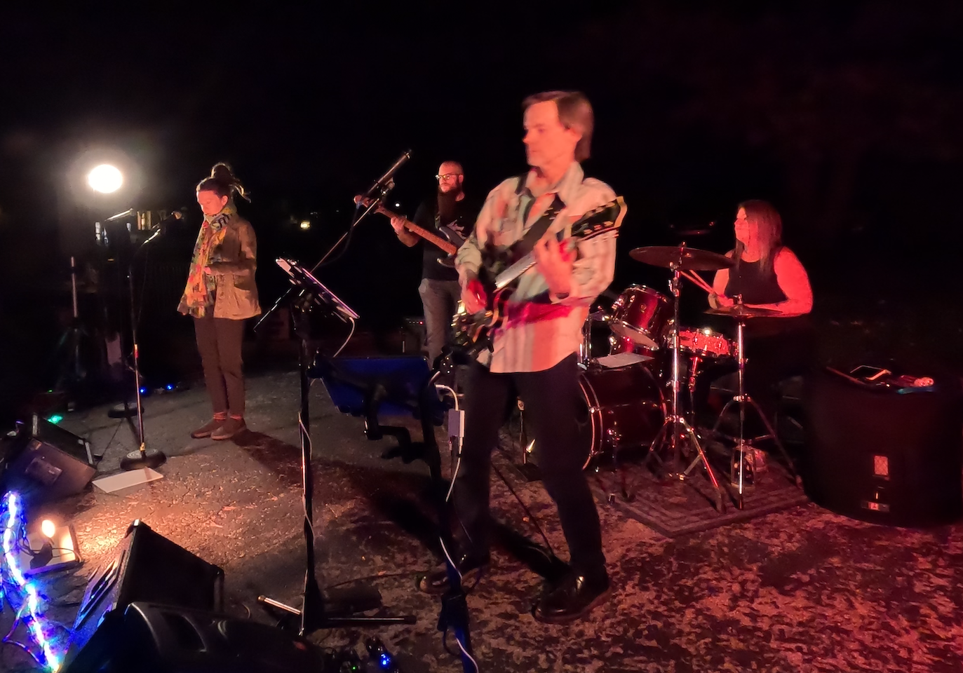 SS singing & playing at The Shy Diamond Studio 6/2019